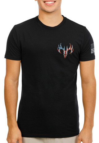 Thumbnail 3: Jed Co Men's Short Sleeve Americana Graphic Tee 