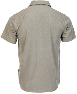 Thumbnail 3: Hurley Men's Short Sleeve Chambray Button Down Shirt 
