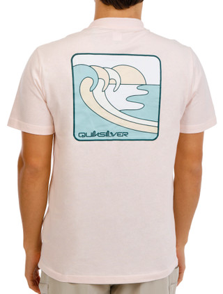 Thumbnail 1: Quiksilver Men's Short Sleeve Triple Wave Graphic Tee 