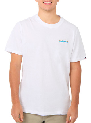 Thumbnail 2: Quiksilver Men's Short Sleeve Triple Wave Graphic Tee 