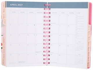 Thumbnail 2: Muse 17 Month Spiral Bound Garden Cat Planner 