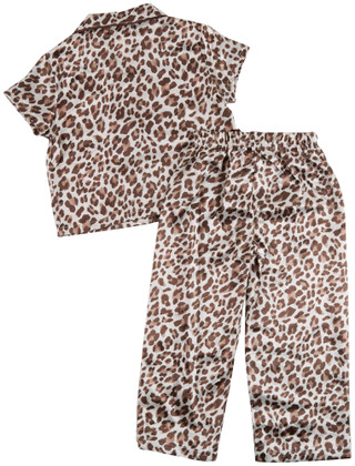 Thumbnail 2: B TWEEN Little Girl's 2 Pc Leopard Sleep Set 
