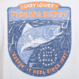 Thumbnail 3: IZOD Men's Short Sleeve Fishing Depot Graphic Tee 
