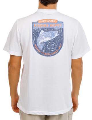 Thumbnail 1: IZOD Men's Short Sleeve Fishing Depot Graphic Tee 