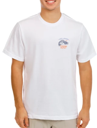Thumbnail 5: IZOD Men's Short Sleeve Fishing Depot Graphic Tee 