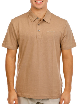 Thumbnail 1: Hurley Men's Short Sleeve Solid Cotton Polo 