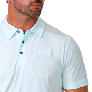 Thumbnail 2: Hurley Men's Short Sleeve Solid Cotton Polo 