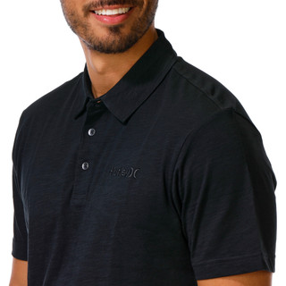 Thumbnail 5: Hurley Men's Short Sleeve Solid Cotton Polo 