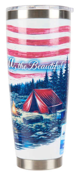 Thumbnail 3: Brighten the Season Americana River Camp Tumbler  