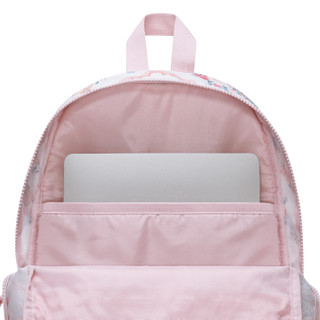 Thumbnail 3: Abercrombie & Fitch White Ditsy Print Backpack with Matching Pencil Case 