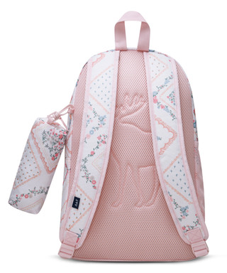 Thumbnail 4: Abercrombie & Fitch White Ditsy Print Backpack with Matching Pencil Case 