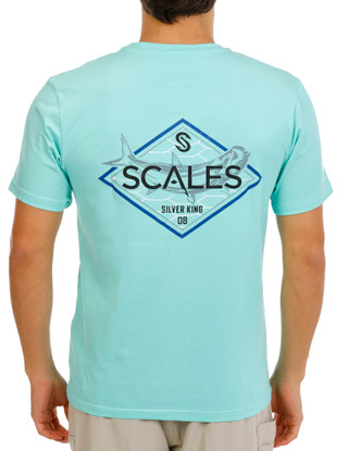 Thumbnail 1: SCALES Men's Short Sleeve Silver King Graphic Tee 