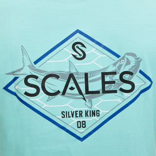 Thumbnail 6: SCALES Men's Short Sleeve Silver King Graphic Tee 