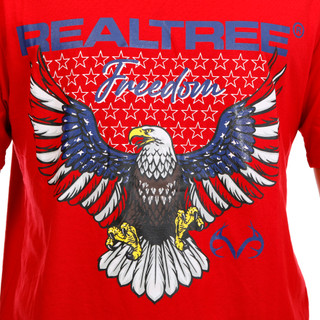 Thumbnail 2: Realtree Men's Short Sleeve Freedom Eagle Graphic Tee 