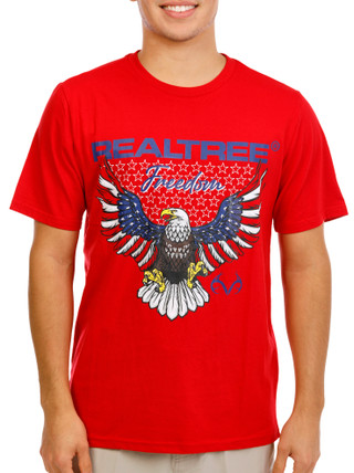 Thumbnail 1: Realtree Men's Short Sleeve Freedom Eagle Graphic Tee 
