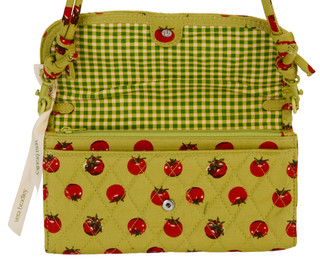 Thumbnail 3: Vera Bradley Wildwood Wallet Crossbody w/ Tomato Print 