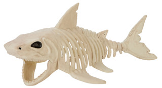 Thumbnail 1: Magical Season 24x7 Halloween Shark Skeleton Home Accent 