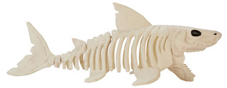 Thumbnail 2: Magical Season 24x7 Halloween Shark Skeleton Home Accent 