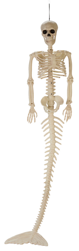Thumbnail 3: Magical Season 48 in Halloween Mermaid Skeleton Home Accent 