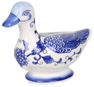 Thumbnail 1: Home Essentials 8x6 Ceramic Duck Home Accent 