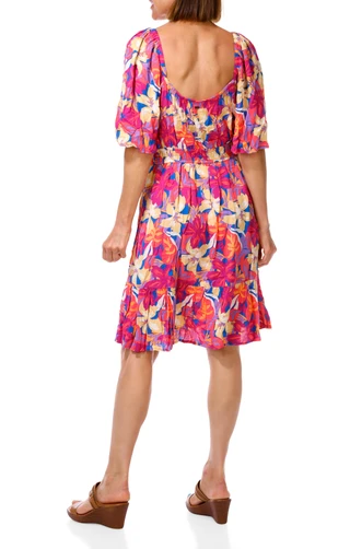 Thumbnail 2: Rip Curl Juniors Ruffled Scoop Neck Mini Dress 