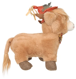 Thumbnail 2: Magical Season 12x12 Harvest Highland Cow Home Accent 