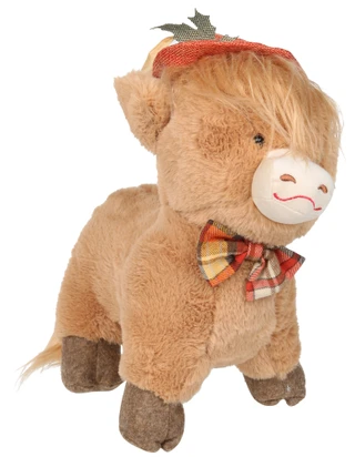 Thumbnail 1: Magical Season 12x12 Harvest Highland Cow Home Accent 