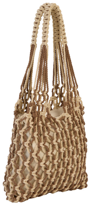 Thumbnail 3: Sun N' Sand Open Crochet Scoop Tote Bag 