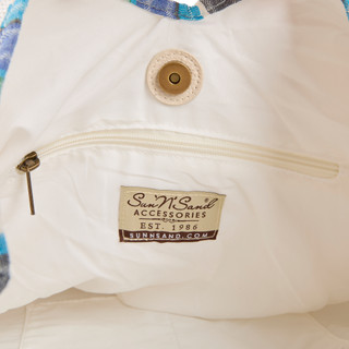 Thumbnail 2: Sun N' Sand Straw Scoop Tote Bag 