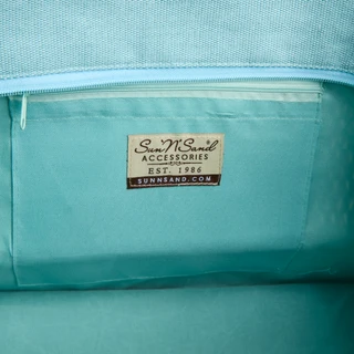 Thumbnail 2: Sun N' Sand Straw Canvas Shoulder Tote Bag 