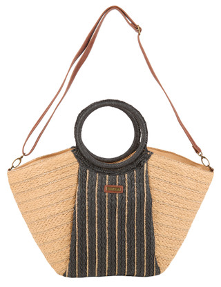 Thumbnail 1: Sun N' Sand Straw Shoulder Tote Bag 