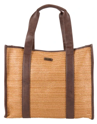 Thumbnail 1: Sun N' Sand Straw Shoulder Tote Bag 