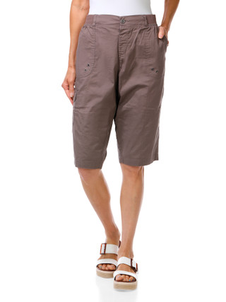 Thumbnail 1: Dash Women's Kayla 5 Pocket Knit Waist Skimmer Capris 