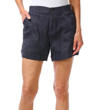 Thumbnail 1: Dash Women's 4 Pocket Utility Buckle Leg Cuffed Shorts 
