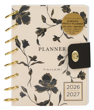 Thumbnail 1: Tahari Floral 18 Month Weekly Planner 