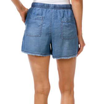 Thumbnail 2: Truth by Republic Women's 4 Pocket Tie Waist Frayed Hem Shorts 