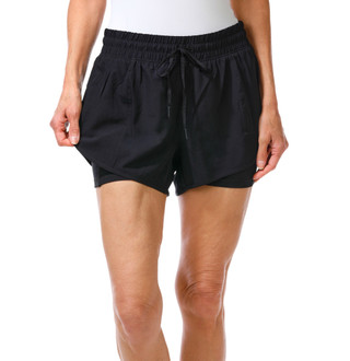 Thumbnail 1: 90 DEGREE BY REFLEX Women's Active 2 in 1 Tie Waist Shorts 