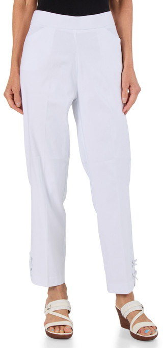 Thumbnail 1: Counterparts Women's Comfort Stretch Bow Ankle Pants 