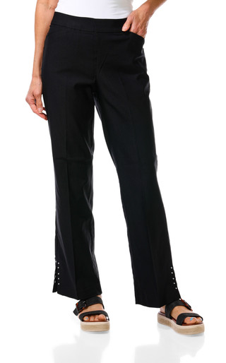 Thumbnail 1: Counterparts Women's Comfort Stretch 2 Pocket Rivet Hem Pants 