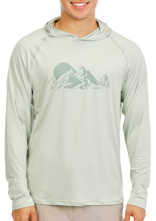 Thumbnail 1: Hi-Tec Men's Mountain Moon Hooded Top 