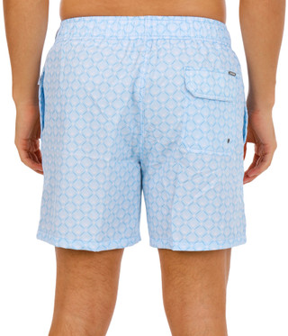Thumbnail 3: Vintage Summer Men's Printed Volley Swim Trunks 