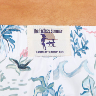 Thumbnail 3: The Endless Summer Men's Printed Volley Swim Trunks 