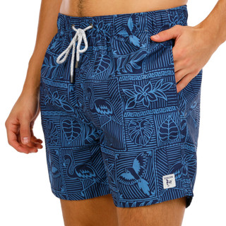 Thumbnail 2: The Endless Summer Men's Printed Volley Swim Trunks 