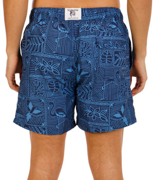 Thumbnail 3: The Endless Summer Men's Printed Volley Swim Trunks 