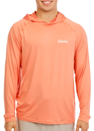 Thumbnail 2: Hi-Tec Men's Long Sleeve Hooded Graphic Performance Tee 