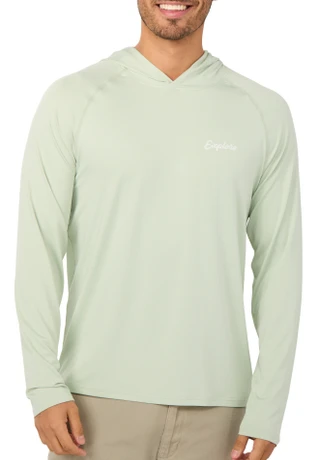 Thumbnail 2: Hi-Tec Men's Long Sleeve Hooded Graphic Performance Tee 