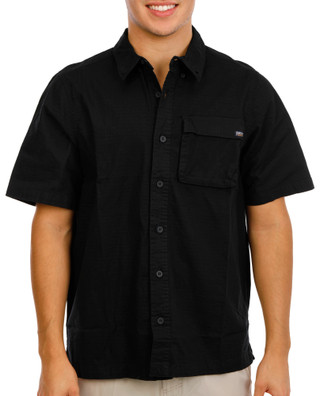 Thumbnail 1: Smith's Workwear Men's Short Sleeve Ripstop Button Down Shirt 
