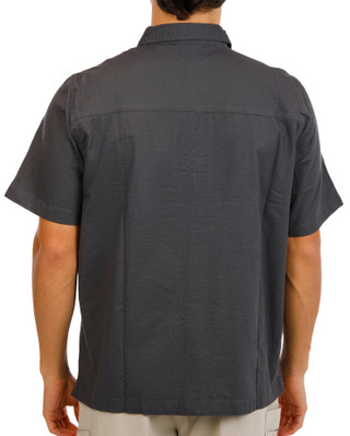Thumbnail 2: Smith's Workwear Men's Short Sleeve Ripstop Button Down Shirt 