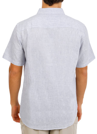 Thumbnail 3: Weatherproof Vintage Men's Short Sleeve Linen Button Down Shirt 