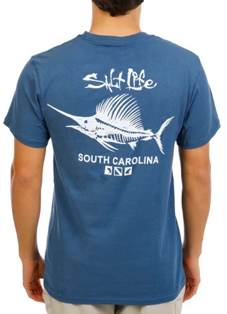 Thumbnail 1: Salt Life Men's Short Sleeve Sailfish Graphic Tee 
